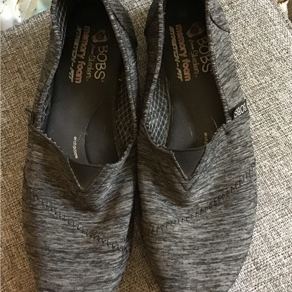 BOBS from Skechers Women's Gray Slip-On Flats